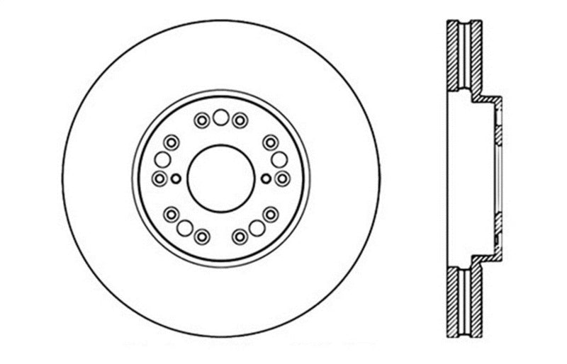 StopTech 93-05 Lexus GS300/GS350/GS400/GS430/GS450H / 00-05 Lexus IS300 / 93-94 Lexus LS400/LS430/L 127.44083L