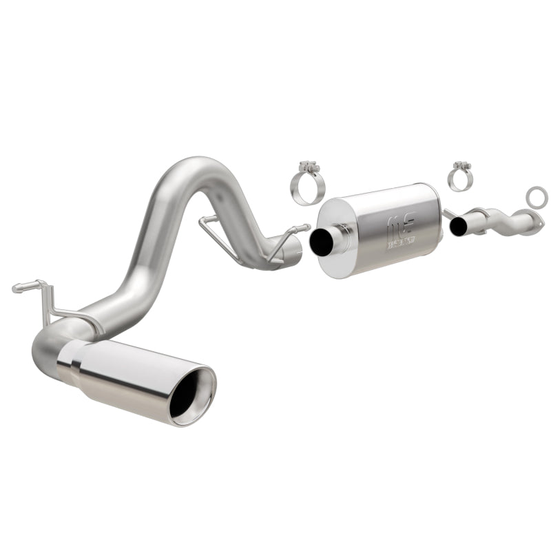 MagnaFlow Cat-Back 2016 Toyota Tacoma 3.5L V6 SS 3in Single Pass Side Exit Rear 4in Tip 19291