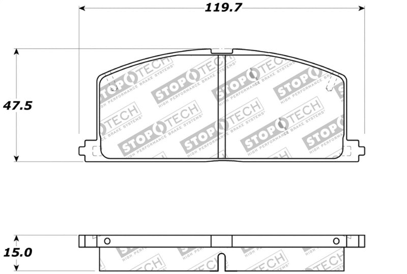 StopTech Performance Brake Pads 309.0242