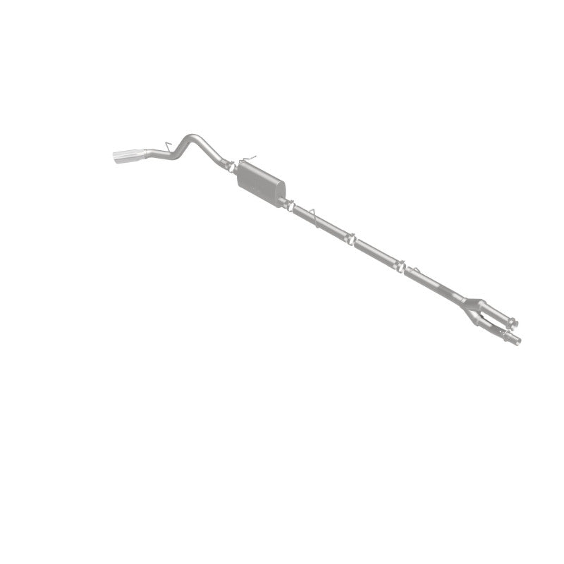 MagnaFlow Sys C/B 11-15 Ford Super Duty F250 6.2L EC CC, SS 3.5in Single Rear Pass Side Ext 5in Tip 19174