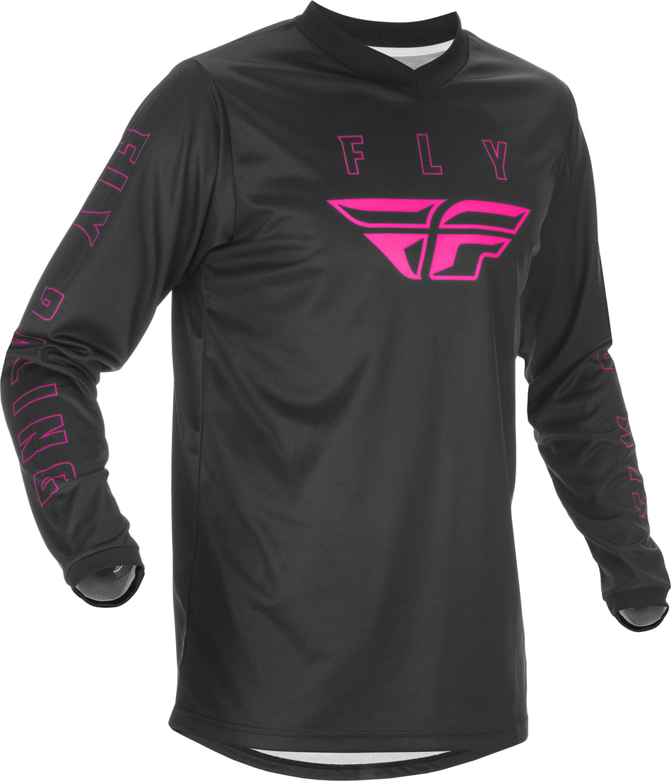 FLY RACING F-16 Jersey Black/Pink Xl 374-928X