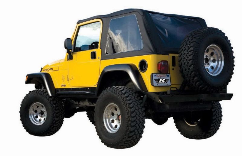 Rampage 1997-2006 Jeep Wrangler(TJ) Excludes LJ Unlimited Frameless Soft Top Kit - Black Diamond 109735