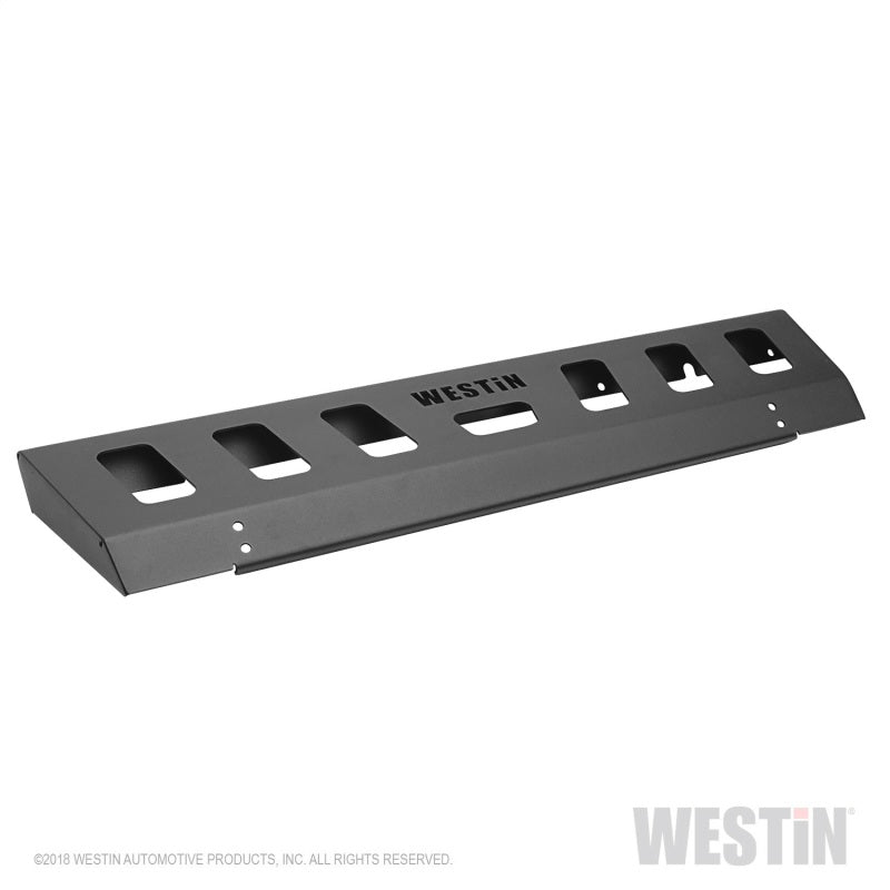 Westin 18-19 Jeep Wrangler JL Front Bumper Skid Plate - Textured Black 59-80095