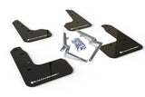 Rally Armor 17-19 Honda Civic Sport Touring UR Black Mud Flap w/ White Logo MF51-UR-BLK/WH