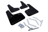 Rally Armor 13+ Ford Focus ST Black Mud Flap w/ Grey Logo MF27-UR-BLK/GRY