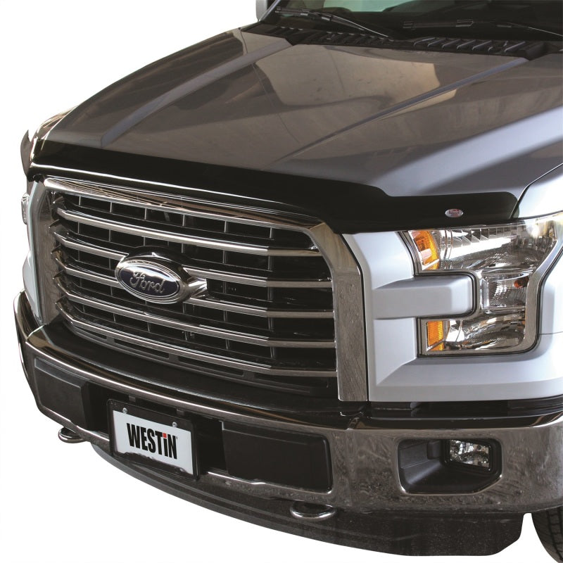 Westin 2015-2017 Ford F-150 Wade Platinum Bug Shield - Smoke 72-96154