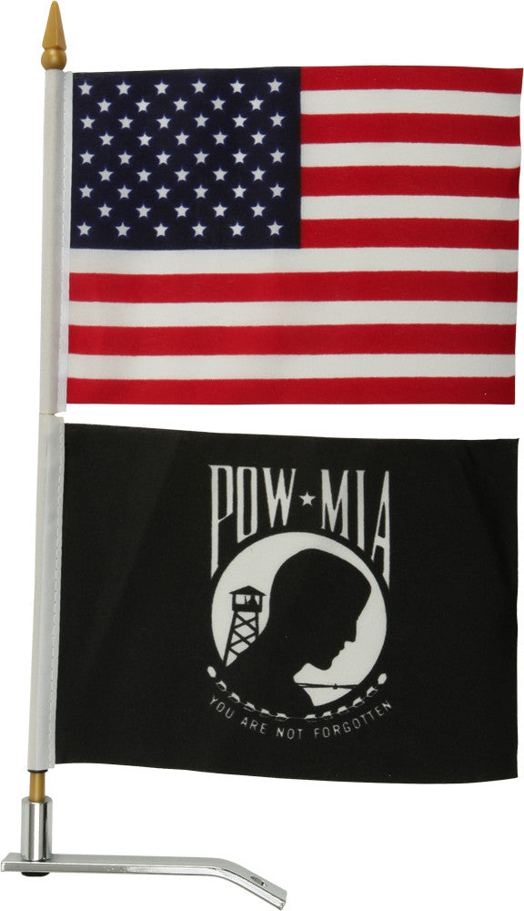 HARDDRIVE Flag / Mount Usa/Pow Mia Trunk Tab Mount 77-014