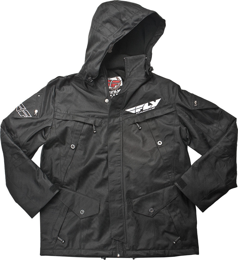 FLY RACING Station Jacket Black/Brown L STATION PIT JKT LG