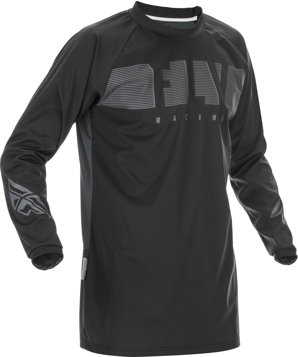 FLY RACING Windproof Jersey Black/Grey 2x 370-80102X