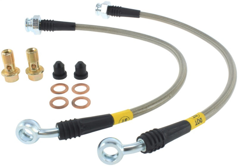 StopTech 09+ Nissan GTR Stainless Steel Rear Brake Lines 950.42512