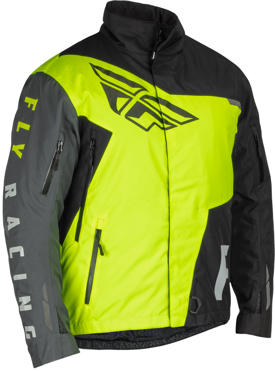 FLY RACING Youth Snx Pro Jacket Black/Hi-Vis Yl 470-5403YL