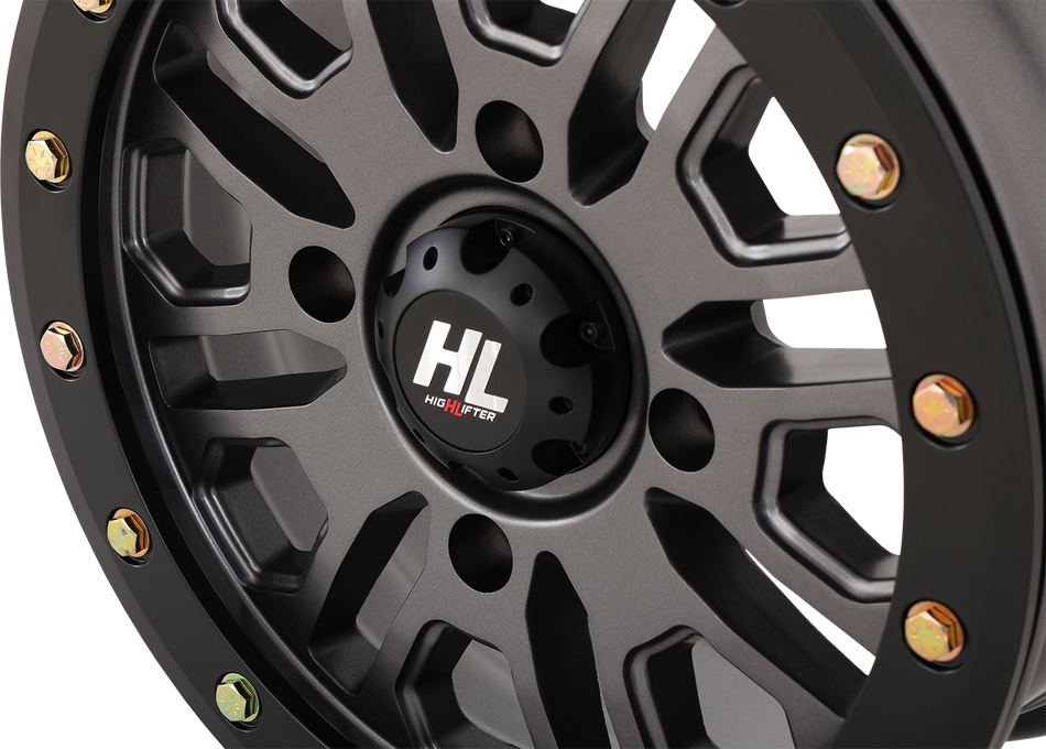 HIGH LIFTER Felge - HL23 Beadlock - Vorne/Hinten - Gun Metal Gray - 15x7 - 4/156 - 5+2 (+38 mm) 15HL23-1556