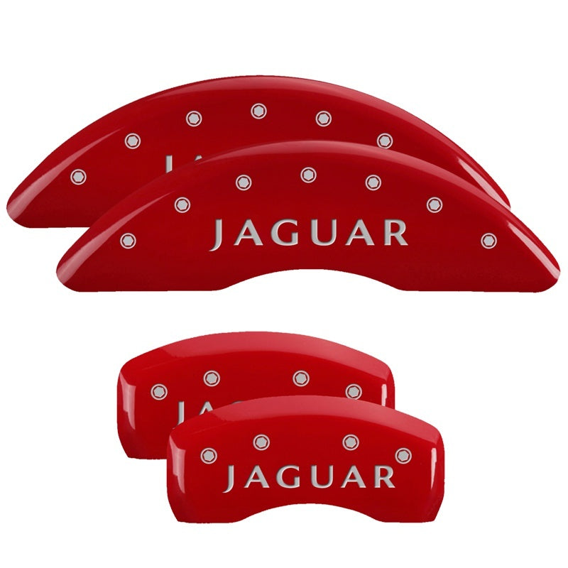 MGP 4 Caliper Covers Front Acura Rear MDX Red Finish Silver Characters 39021SMDXRD