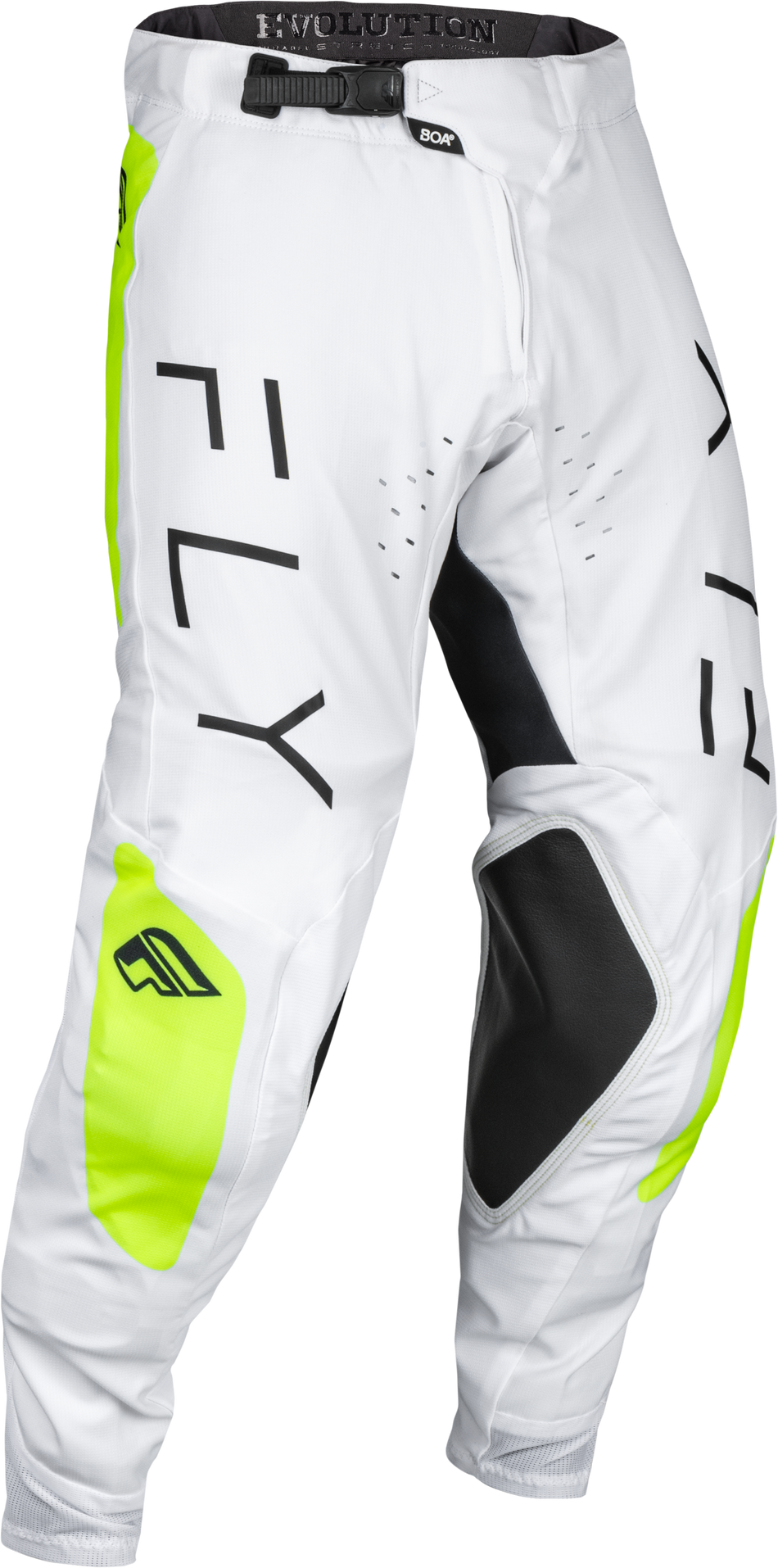 FLY RACING Evolution Dst Pants White/Hi-Vis Sz 28 377-13328