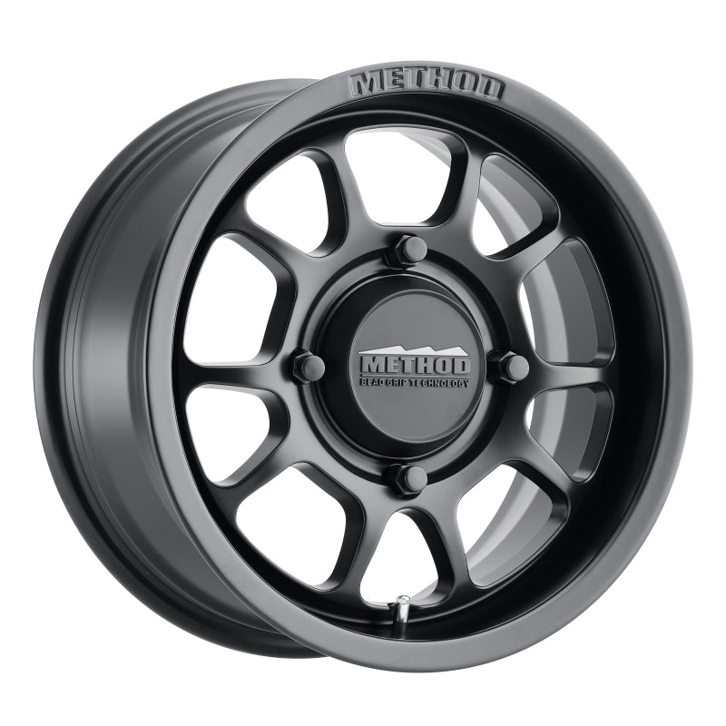 Method MR409 Bead Grip 15x7 / 5+2/38mm Offset / 4x156 / 132mm CB Matte Black Wheel MR40957046552