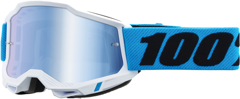 100% Accuri 2 Junior Goggle Novel Mirror Blue Lens 50025-00009