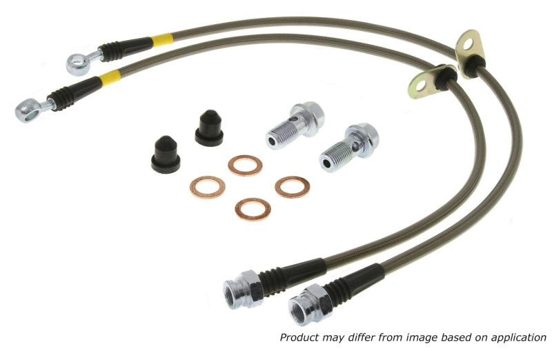 StopTech Stainless Steel Rear Brake lines for 1990-2005 Mazda Miata 950.45508