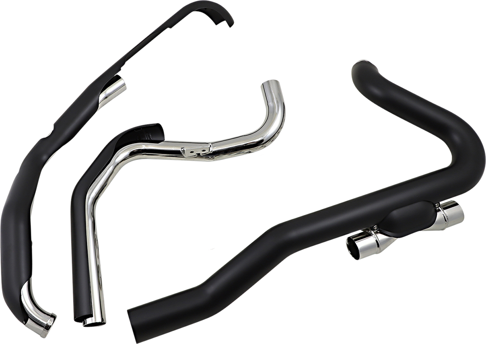 COBRA Pro Chamber Headpipes for Trike - Black 6256RB