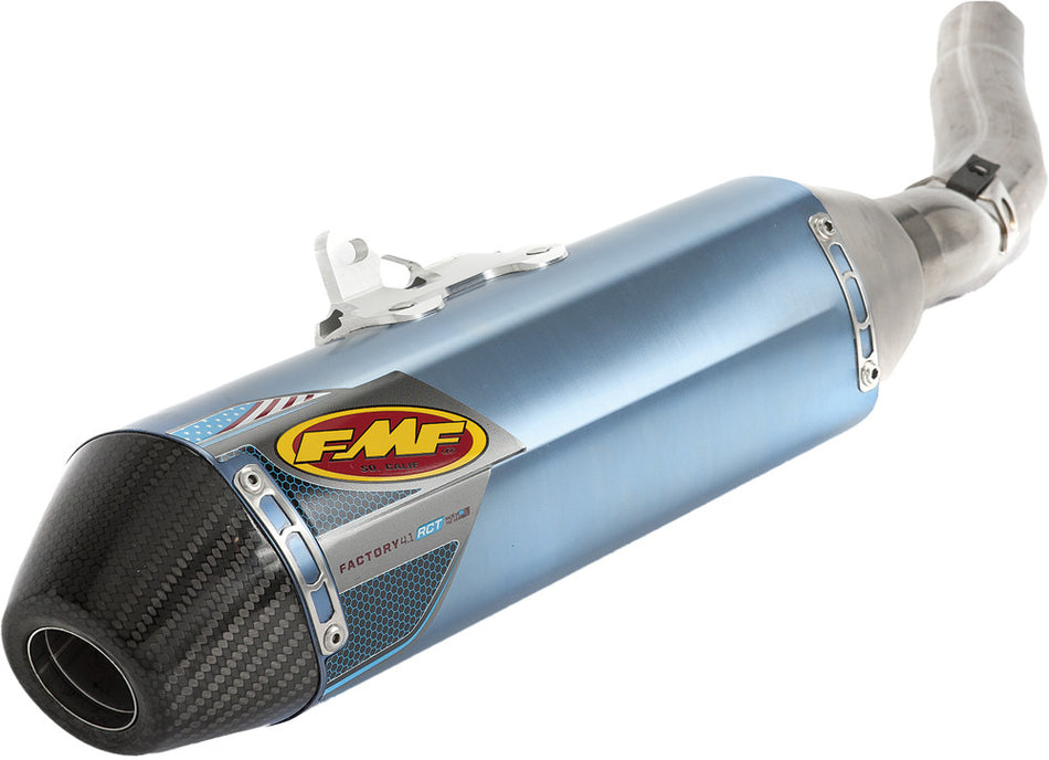 FMF Factory 4.1 Anod Ti Slip- On Muffler/R.Car Cap Kx450f'12 042286