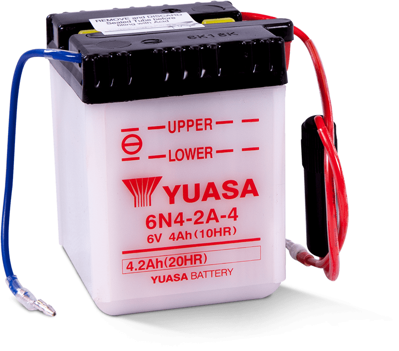 Yuasa 6N4-2A-4 Conventional 6 Volt Battery YUAM2644A