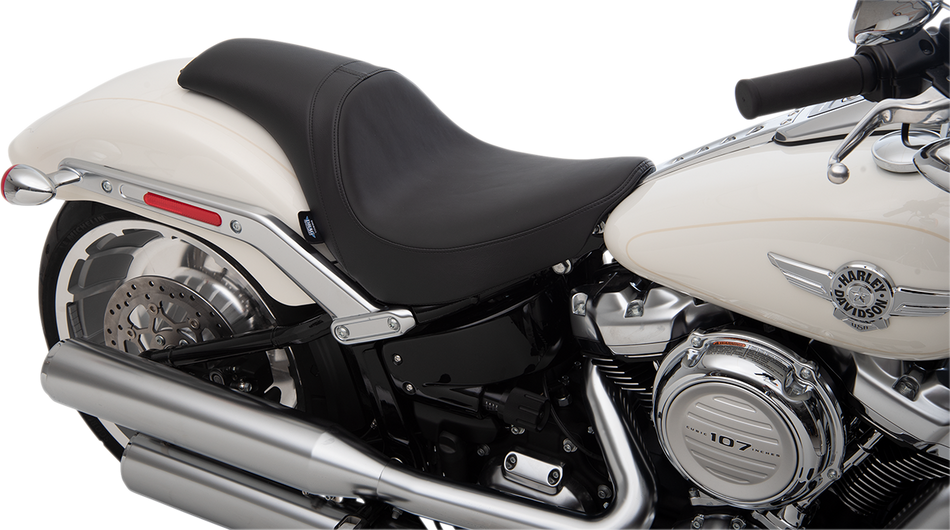 DRAG SPECIALTIES Predator Seat - Solar Leather - Smooth - FLFB/S '18-'22 0802-1182