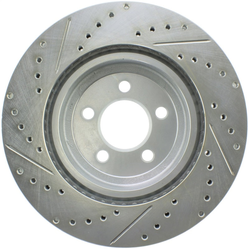 StopTech Select Sport 10-14 Dodge Challenger Drilled and Slotted Front Left Brake Rotor 227.63061L