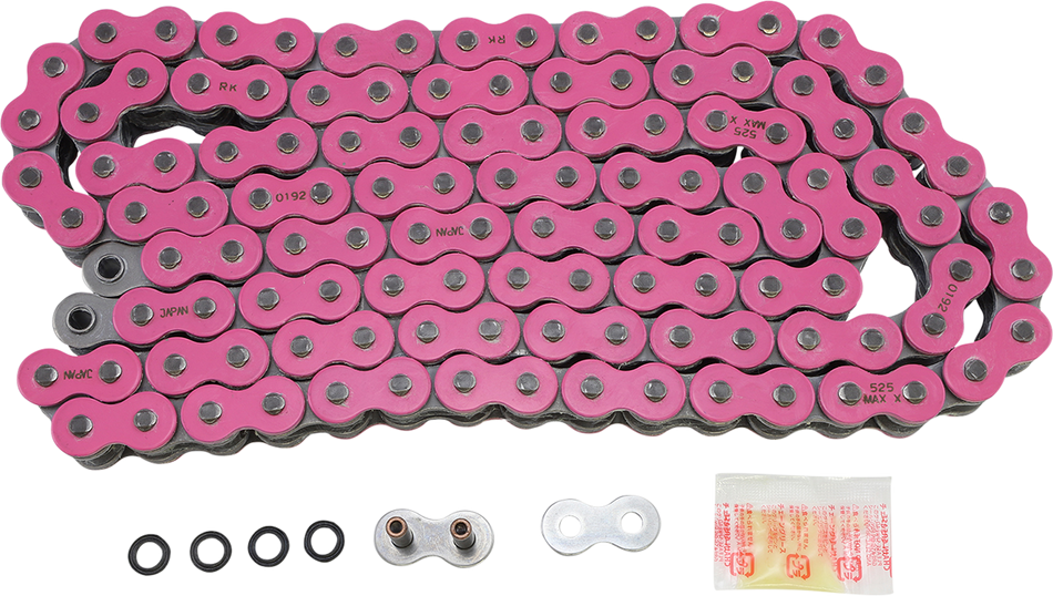 RK 525 Max X - Chain - 120 Links - Pink 525MAXX-120-PP