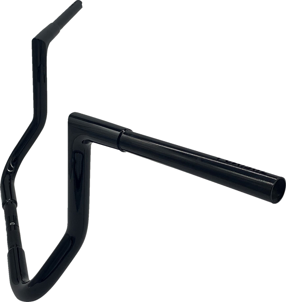 FAT BAGGERS INC. Handlebar Kit - Flat Top - 12" - Black 719012-B