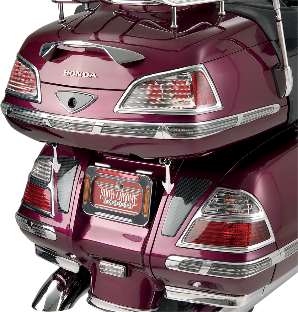 SHOW CHROME Saddlebag LED Molding Inserts - 01-10 GL1800 52-702A