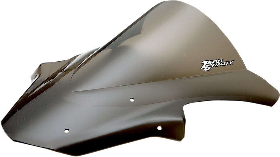 Zero Gravity Double Bubble Windscreen - Smoke - ZX10 16-263-02