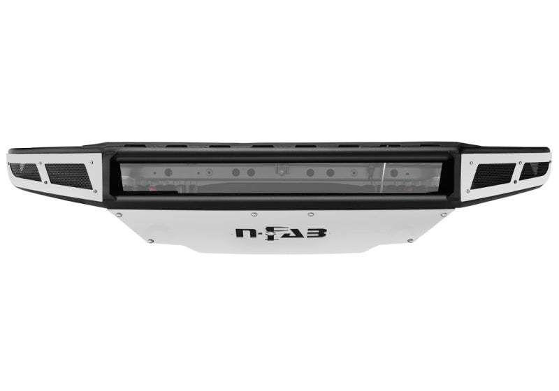 N-Fab M-RDS Front Bumper 06-17 Toyota FJ Cruiser - Tex. Black w/Silver Skid Plate T061MRDS