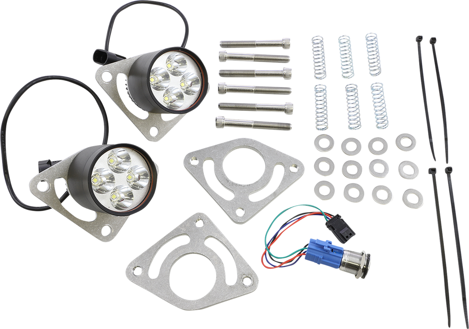 RIVCO PRODUCTS 2" LED Driving Light Kit - '16-'17 Spyder Roadster F3 F3006