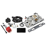 Edelbrock Pro Flo 4 Fuel Injection Kit Seq Port SBC 1986&Earlier 550 Max HP 29 LbHr Injectors Satin 35760