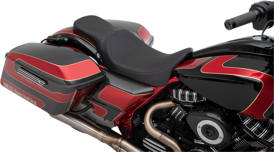 DRAG SPECIALTIES Predator 2-Up Seat - Vinyl - FL '08-'22 0801-1268