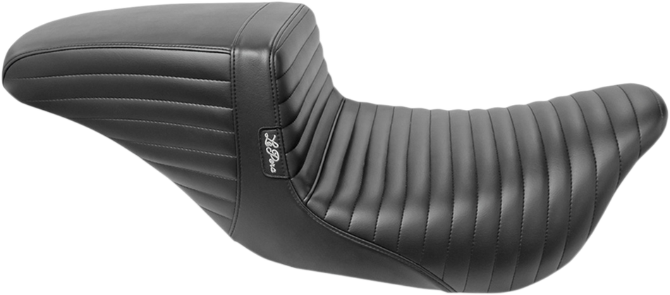 LE PERA Kickflip Daddy Long Legs Seat - Pleated - Black - FL '08+ LK-597DLPT