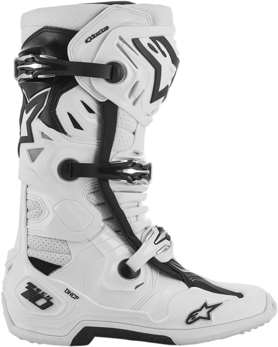 Botas superventiladas ALPINESTARS Tech 10 - Blanco - US 14 2010520-20-14 