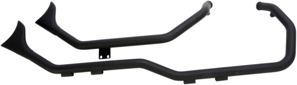 PAUGHCO Side by Side Upsweep Exhaust - Black 7194SBSB