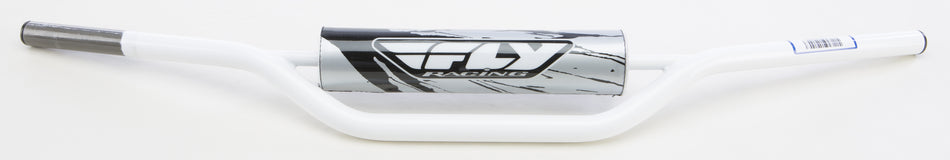 FLY RACING 1010 Carbon Steel Handlebar Hon Cr High White MOT-123X-PC-W