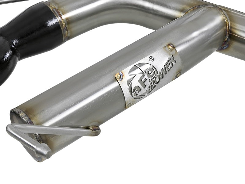 aFe MACHForce XP 08-13 BMW 135i L6-2.0L N54/N55 3in. 304 SS Axle-Back Exhaust w/Black Tips 49-36302-B