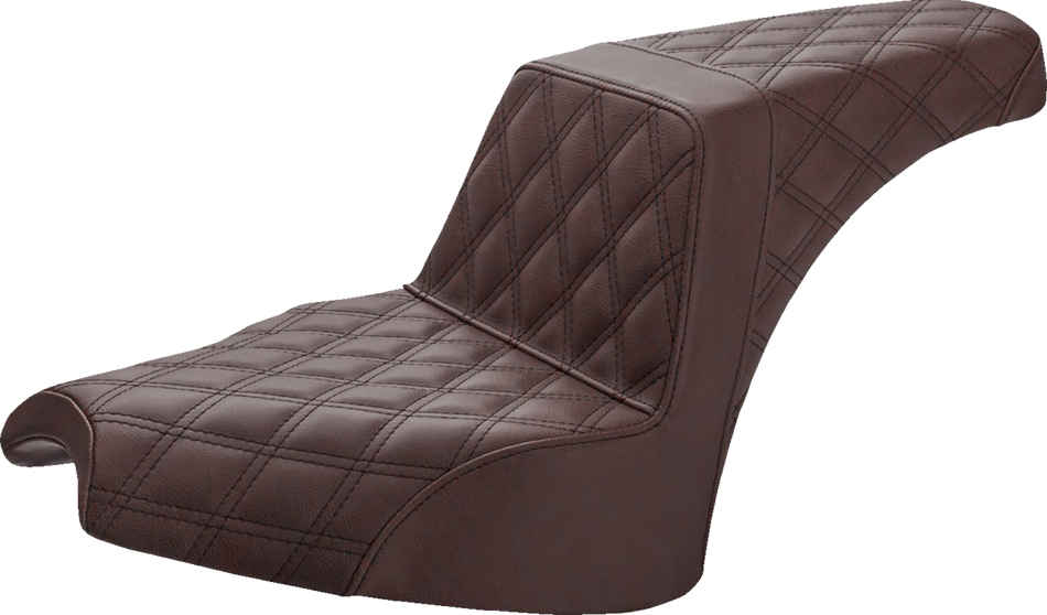 SADDLEMEN Step Up Seat - Full Lattice - Brown - Chief I21-04-175BR