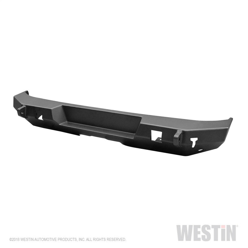 Westin 07-18 Jeep Wrangler JK WJ2 Rear Bumper - Textured Black 59-82005