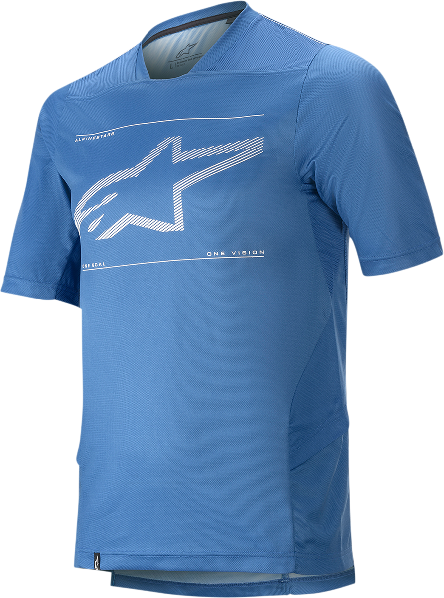 ALPINESTARS Drop 6.0 Jersey - Short-Sleeve - Blue - Small 1766320-7310-SM