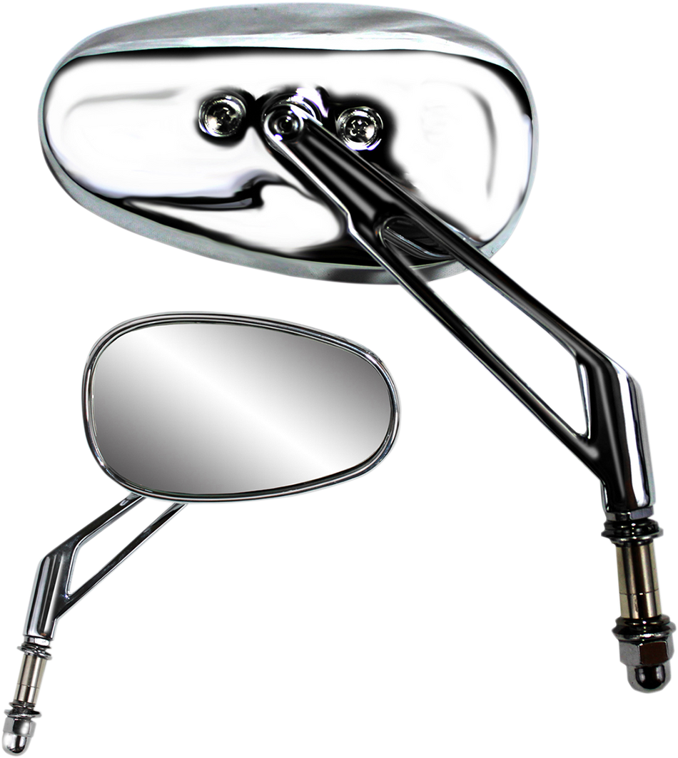 Parts Unlimited Billet Chrome Mirror 17045