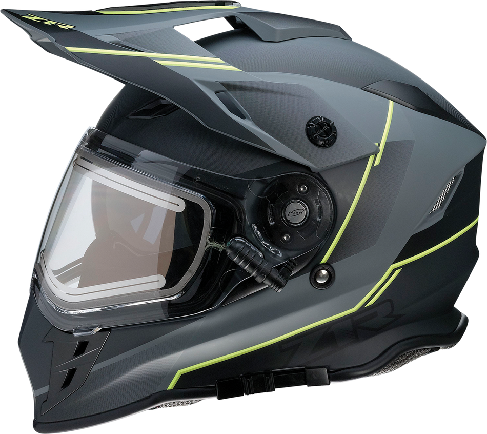 Z1R Range Helmet - Bladestorm - Gray/Black/Hi-Viz Yellow - Small 0101-14066