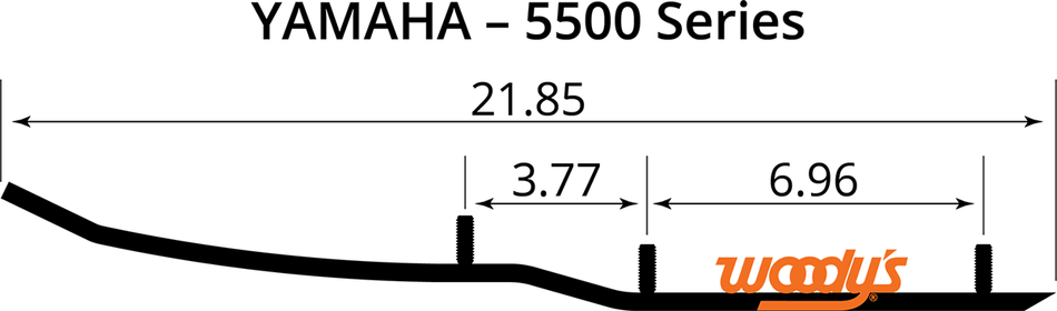 WOODY'S Extender Trail III Flat-Top Runner EYV3-5500