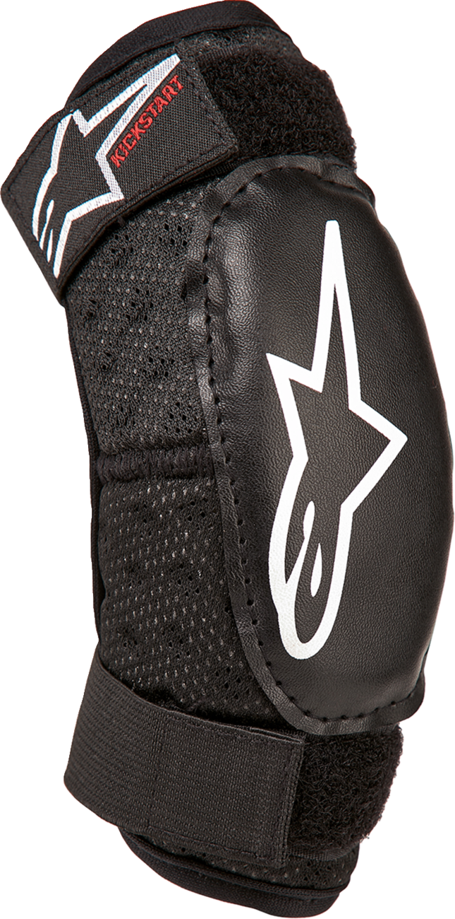 ALPINESTARS Youth Bionic Action Kickstart Guards - Codo - Negro/Rojo - 4/6 6540824-13-4/6 