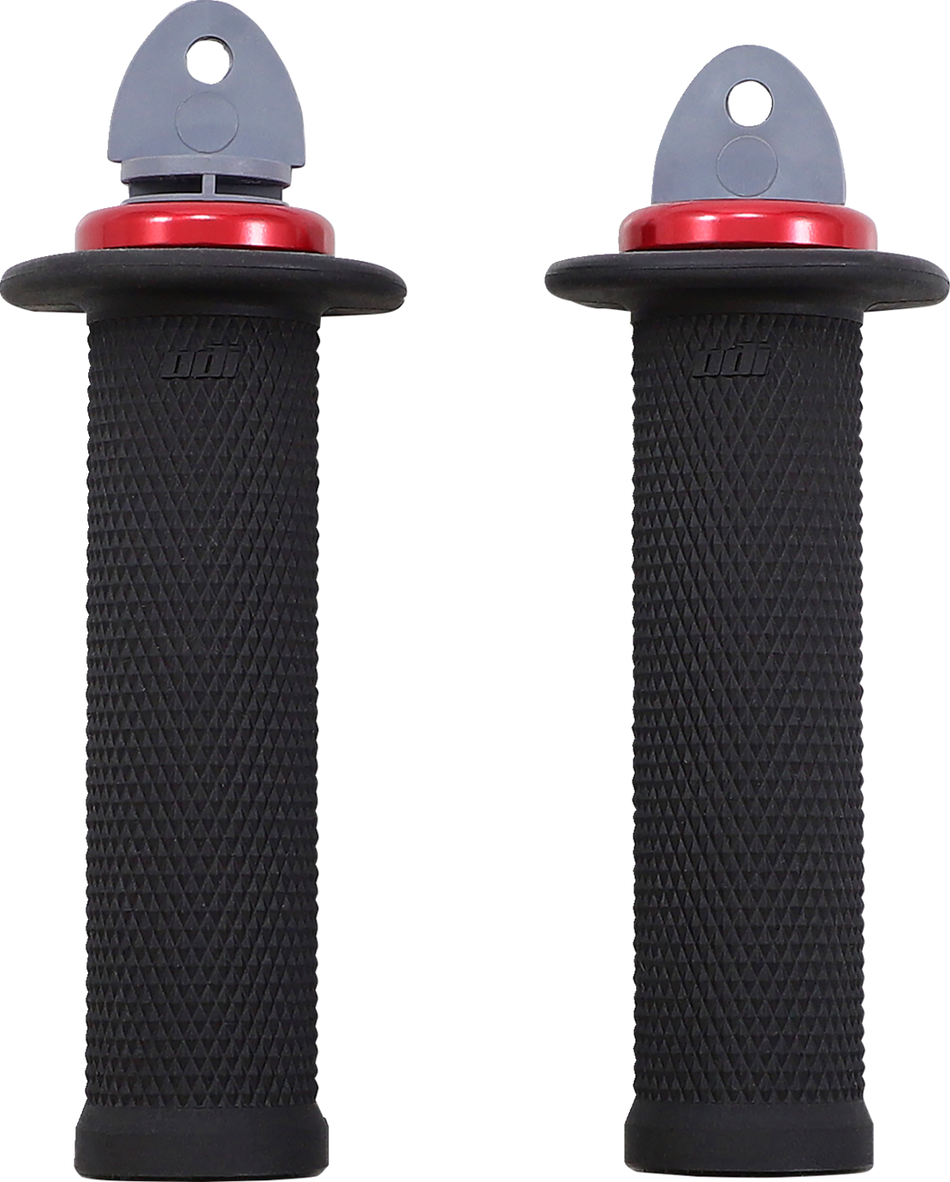 ODI Grips - Ruffian - ATV/PWC - Black/Red J33RFB-R