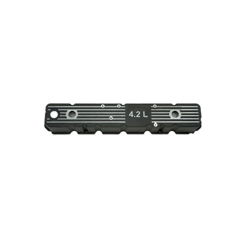 Omix Blk Alum Valve Cover 4.2L Logo 80-91 Jeep Models 17401.08