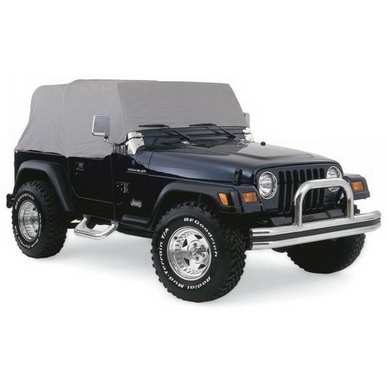 Rampage 1987-1991 Jeep Wrangler(YJ) Cab Cover With Door Flaps - Grey 1160