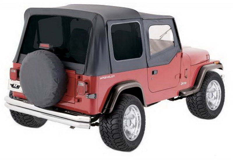 Rampage 1988-1995 Jeep Wrangler(YJ) OEM Replacement Top - Black Diamond 99435